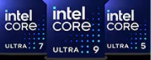Intel® Core™ Ultra 5, 7 and 9 processors.